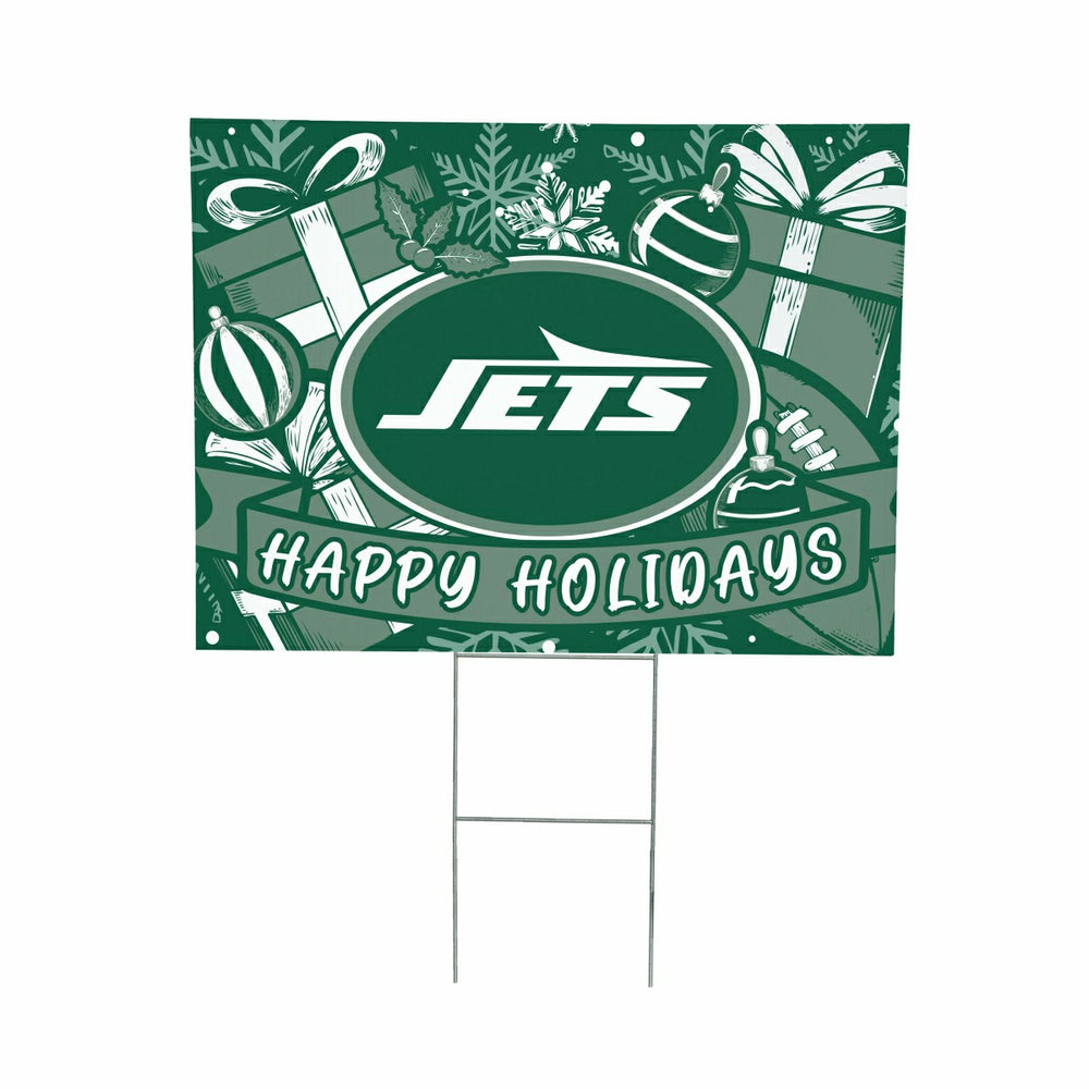 New York Jets Yard Sign, Holiday - NFL Home