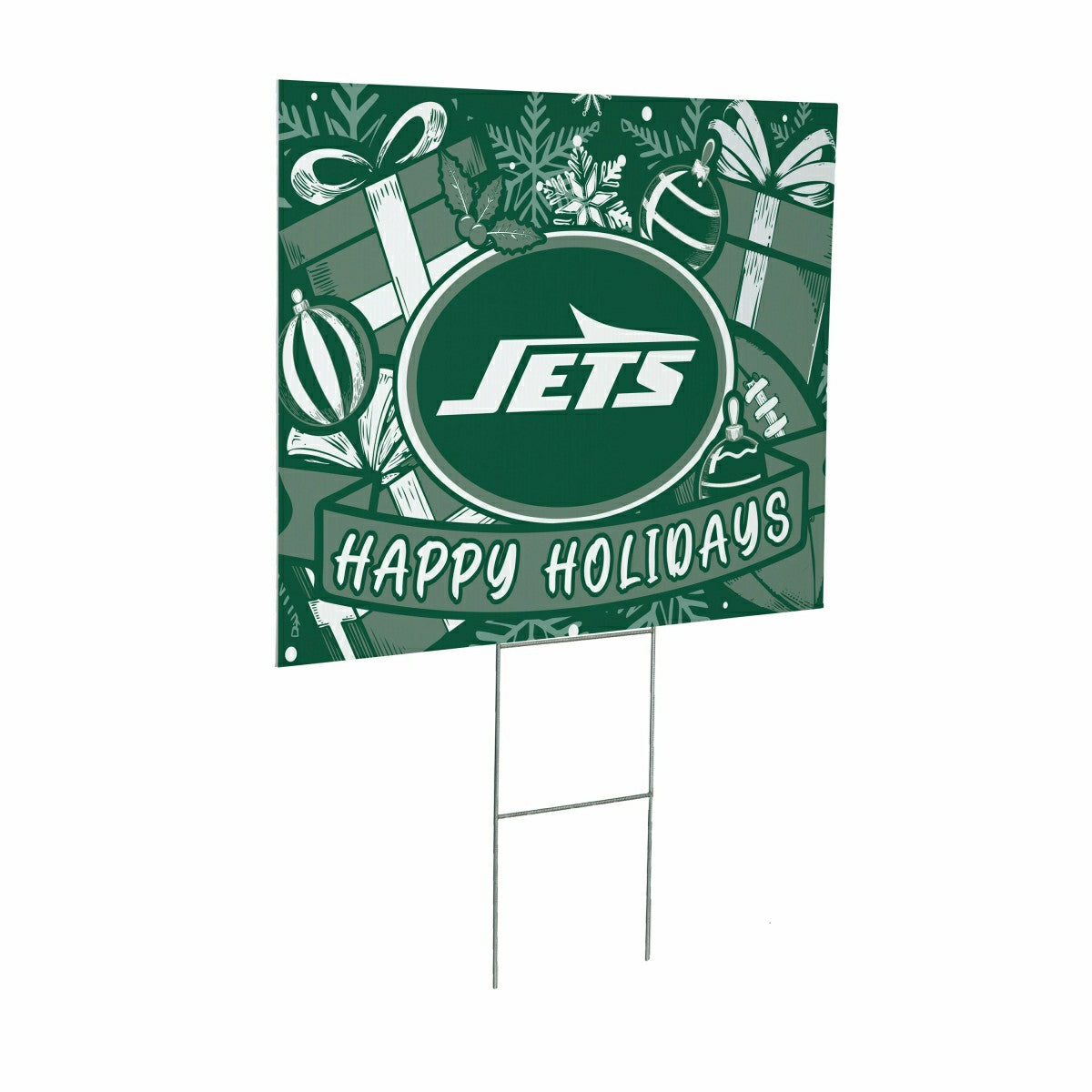 New York Jets Yard Sign, Holiday - NFL Home