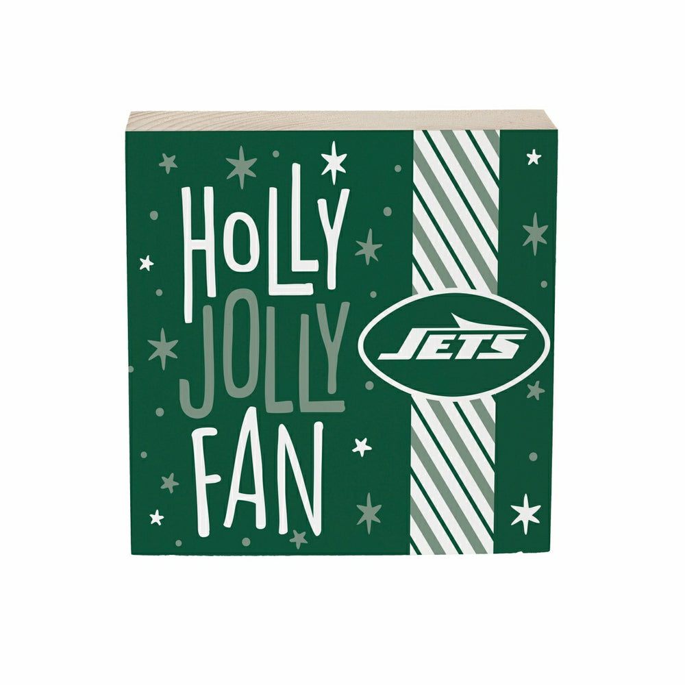 New York Jets Block, Holiday, 6x6 - NFL Home