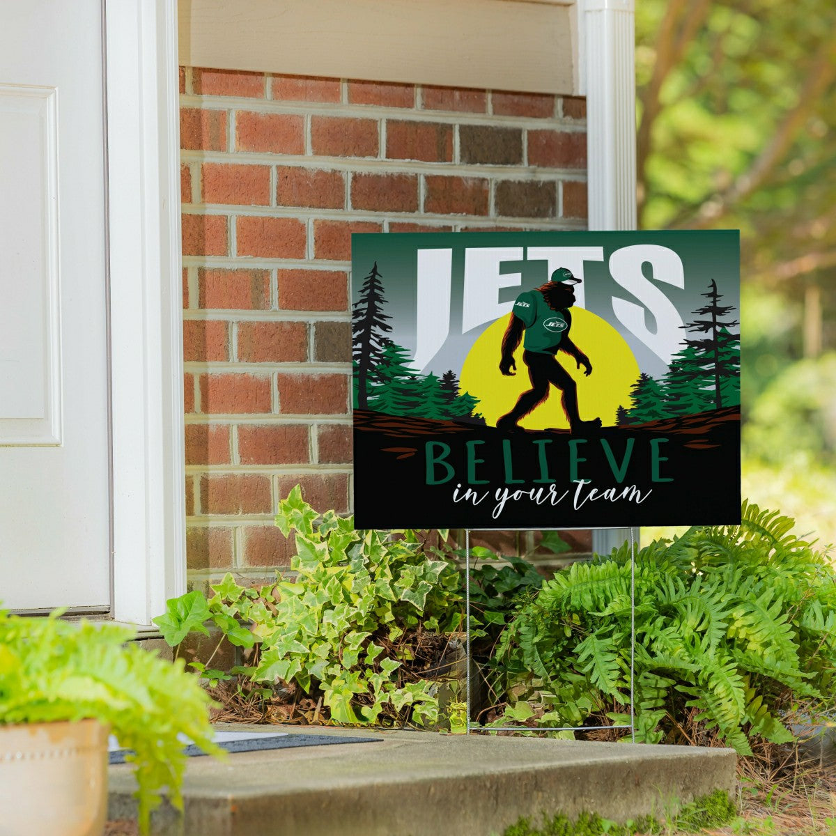 New York Jets Yard Sign, Bigfoot - NFL Home