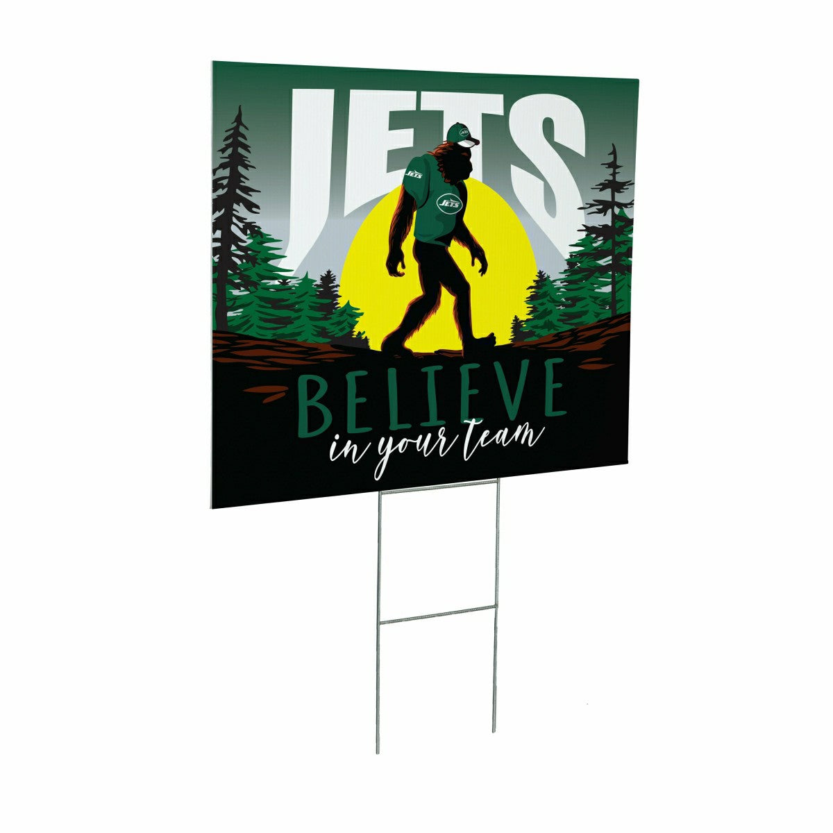 New York Jets Yard Sign, Bigfoot - NFL Home