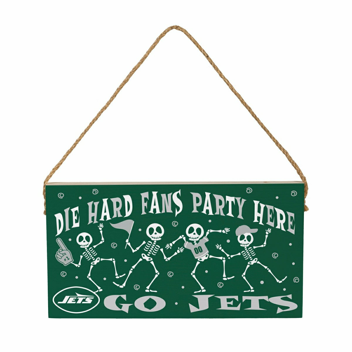 New York Jets Halloween Wood Wall Sign, 6x11 - NFL Home