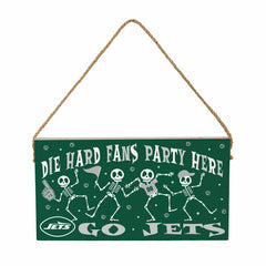 New York Jets Halloween Wood Wall Sign, 6x11 - NFL Home