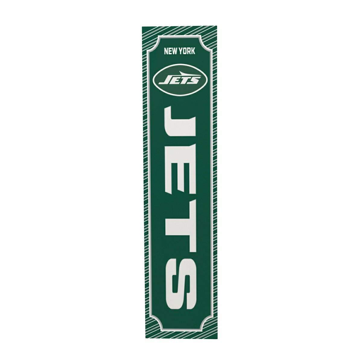 New York Jets Winter Seasonal Double Sided Large Leaner, 46" - NFL Home