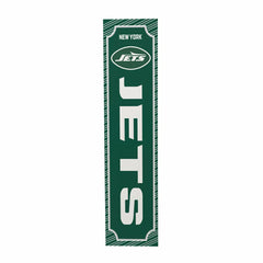 New York Jets Winter Seasonal Double Sided Large Leaner, 46" - NFL Home