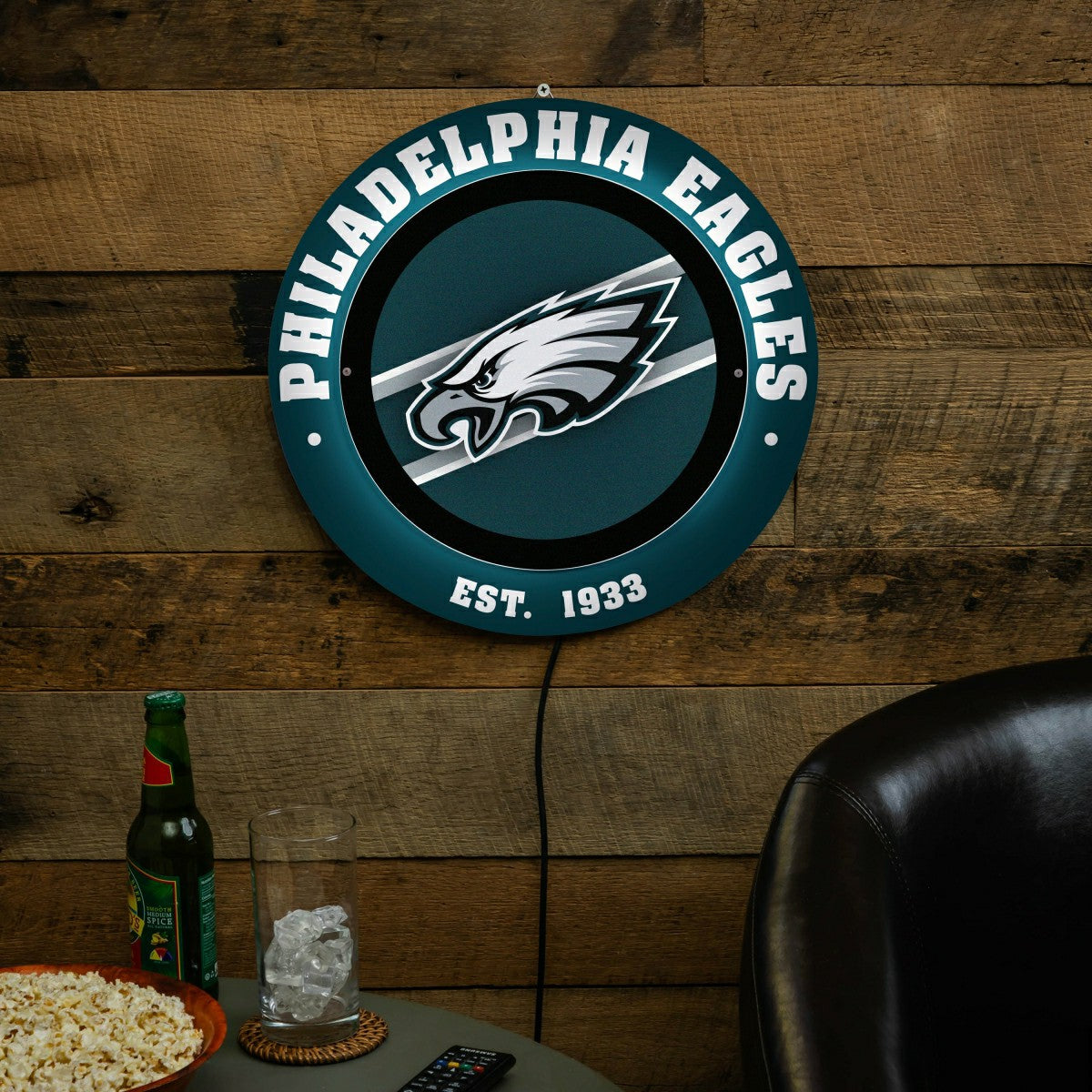 Philadelphia Eagles, Metal Lite, Round - NFL