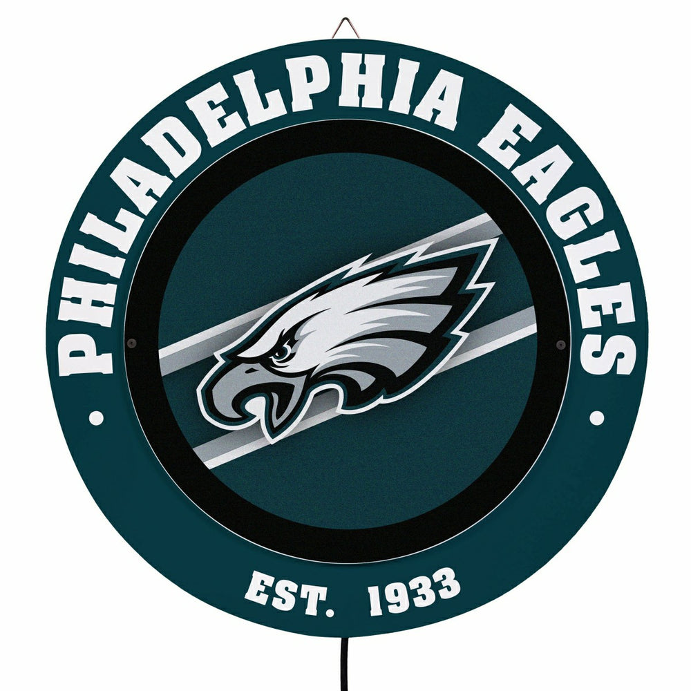 Philadelphia Eagles, Metal Lite, Round - NFL