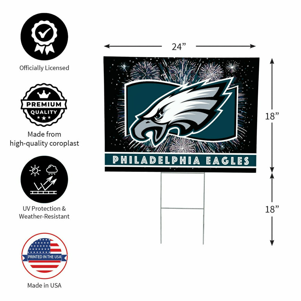 Philadelphia Eagles Yard Sign, Patriotic - NFL Home