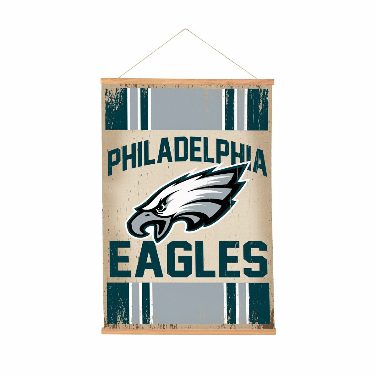Philadelphia Eagles, Canvas Wall Tapestry, Medium, 36x24 - NFL Home