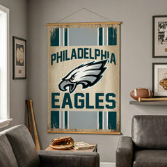 Philadelphia Eagles, Canvas Wall Tapestry, Large, 54x36 - NFL Home