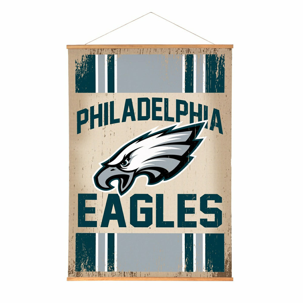 Philadelphia Eagles, Canvas Wall Tapestry, Large, 54x36 - NFL Home