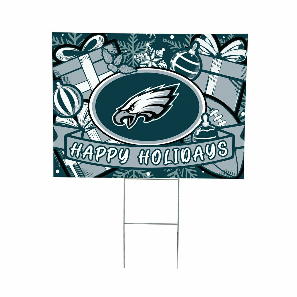 Philadelphia Eagles Yard Sign, Holiday - NFL Home