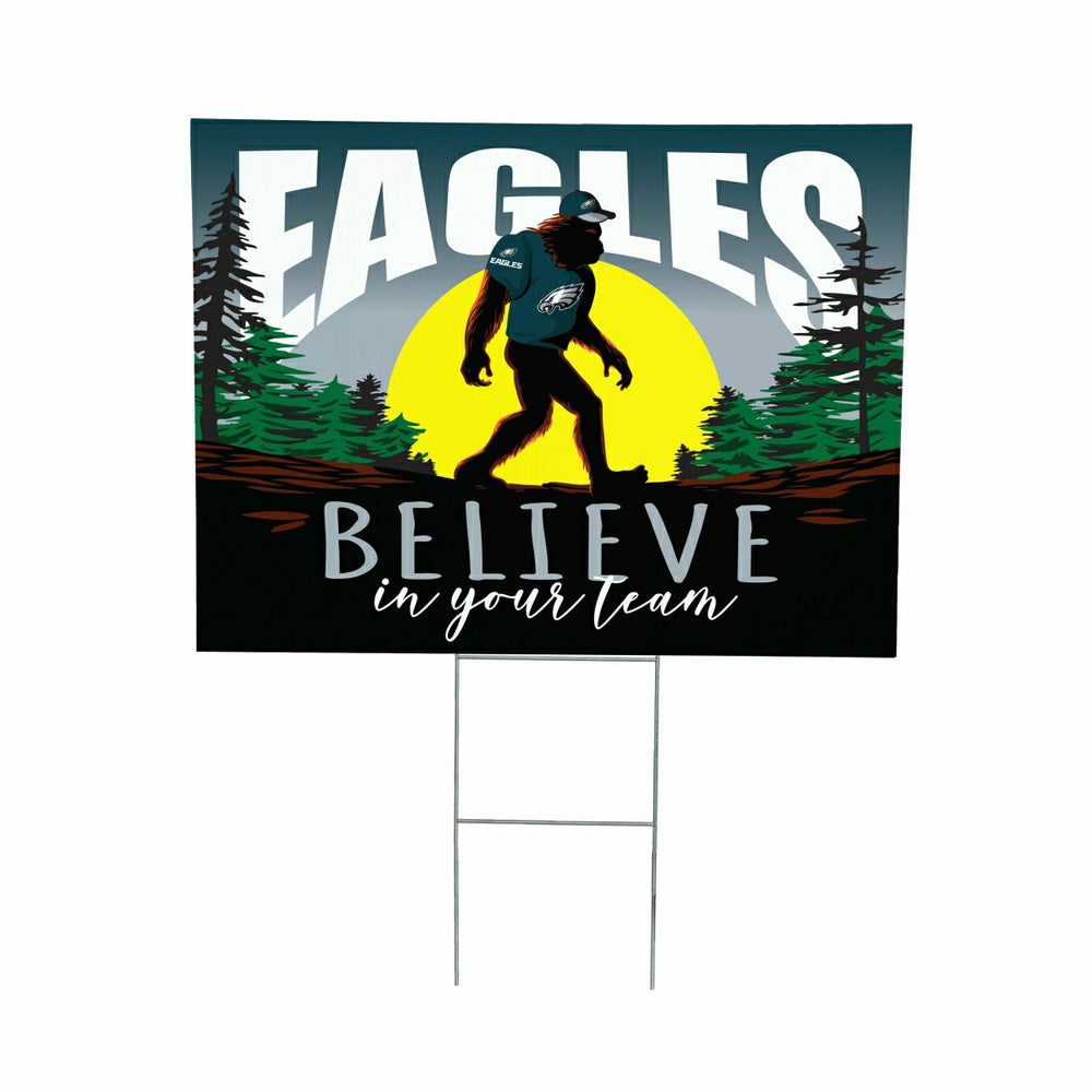 Philadelphia Eagles Yard Sign, Bigfoot - NFL Home
