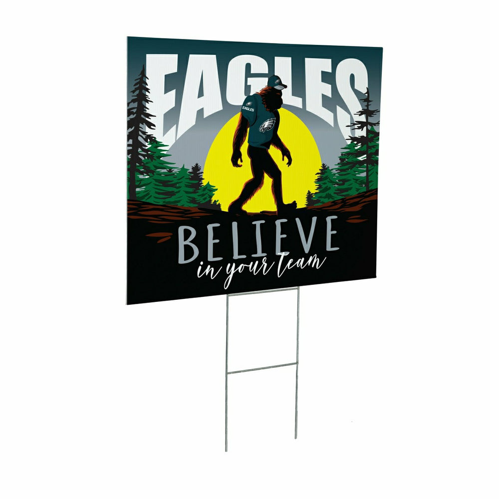 Philadelphia Eagles Yard Sign, Bigfoot - NFL Home