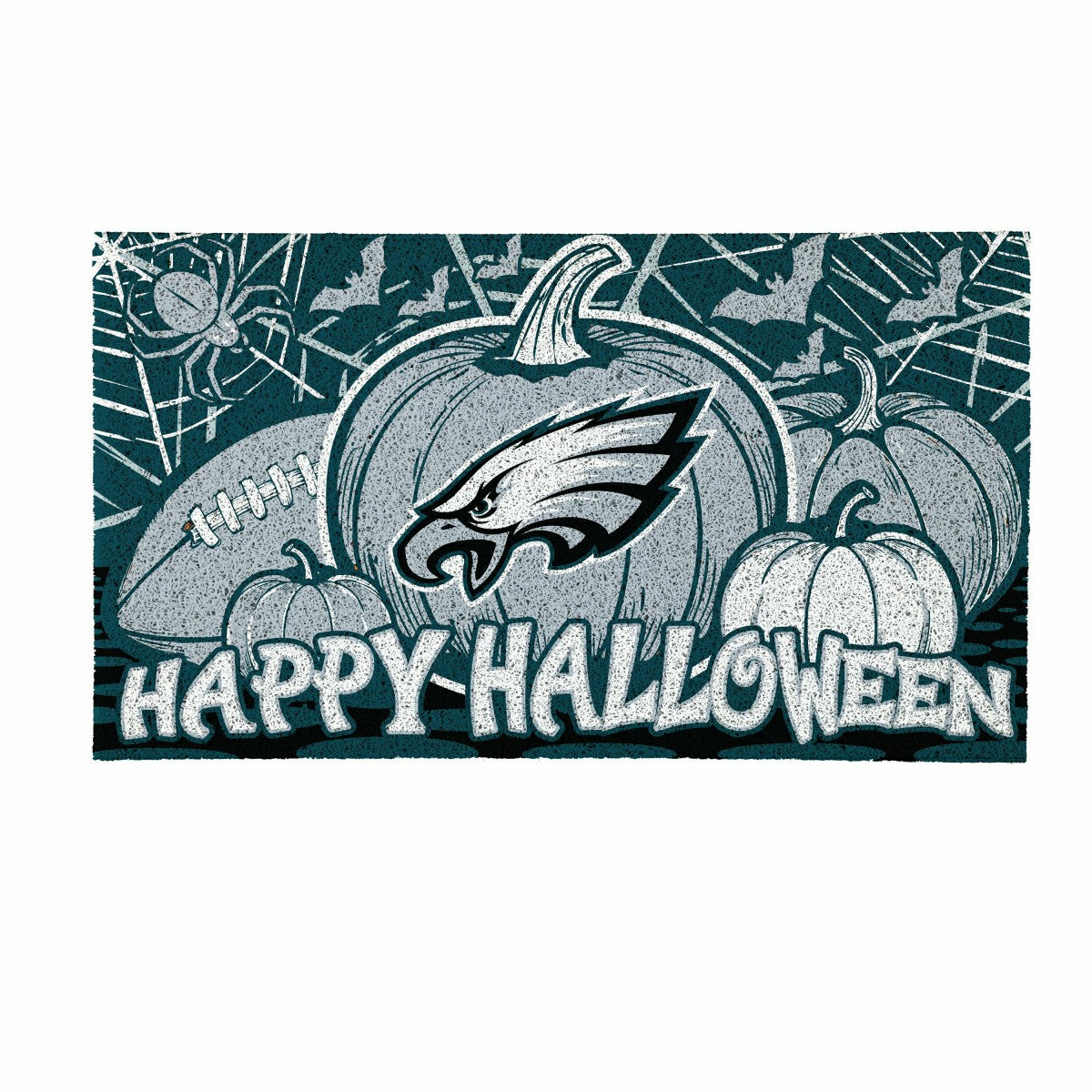Philadelphia Eagles Halloween PVC Mat, 28"x16" - NFL