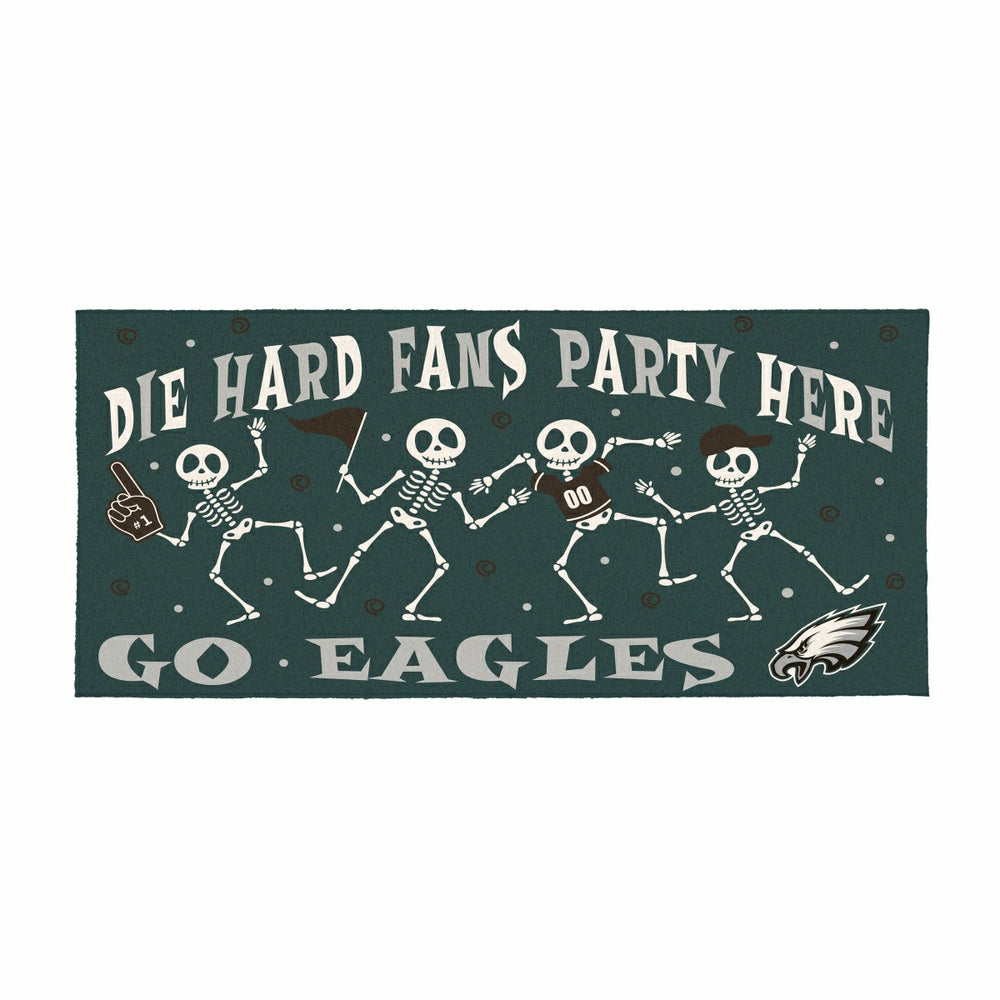 Philadelphia Eagles Flocked Coir Halloween Sassafras Switch Mat, 22"x1 - NFL