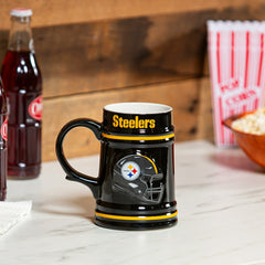 Pittsburgh Steelers Ceramic Stein Cup, 24oz - NFL Home