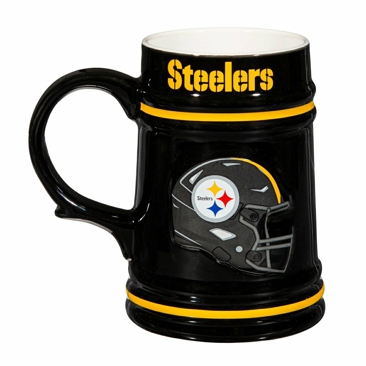 Pittsburgh Steelers Ceramic Stein Cup, 24oz - NFL Home