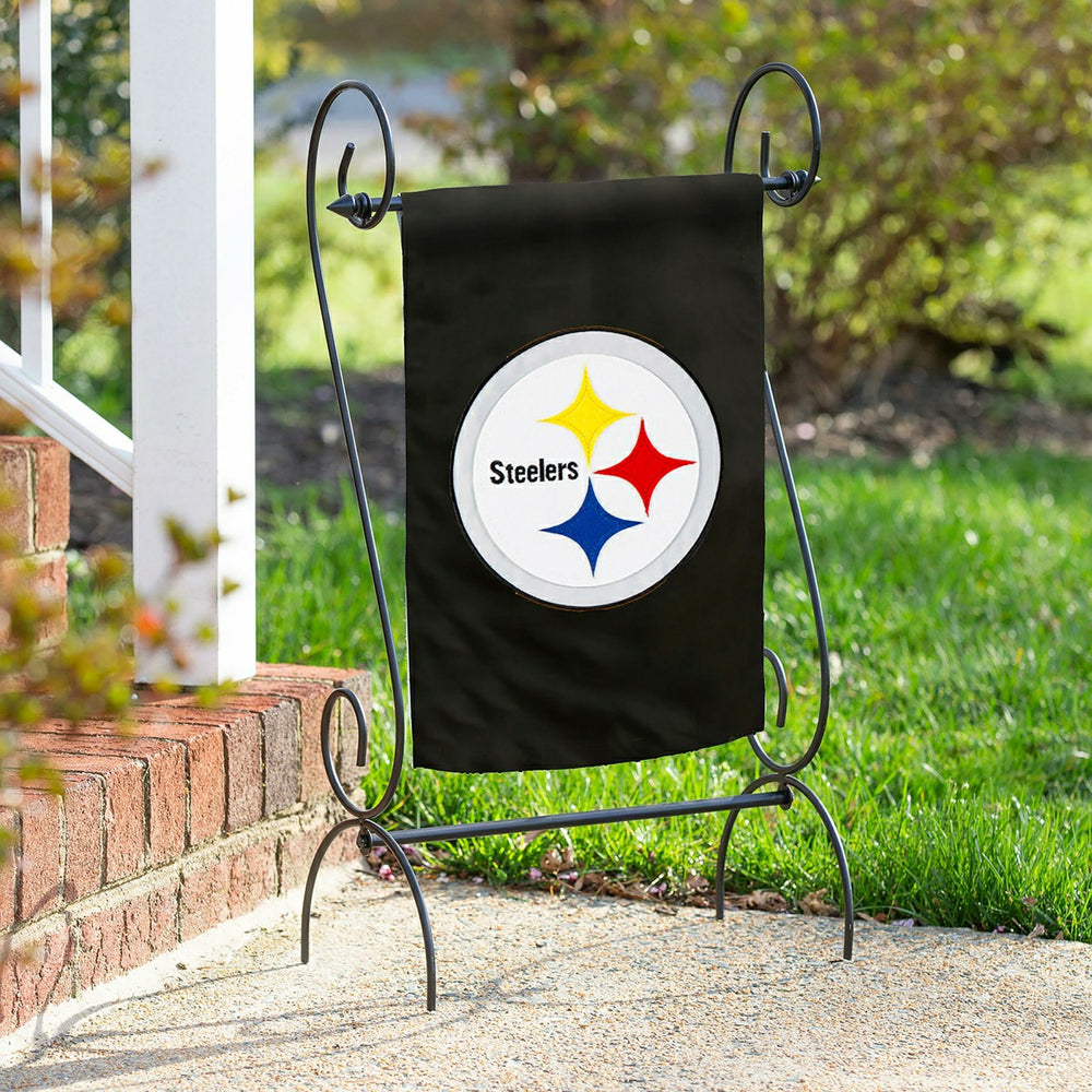 Pittsburgh Steelers Applique Garden Flag - NFL Home