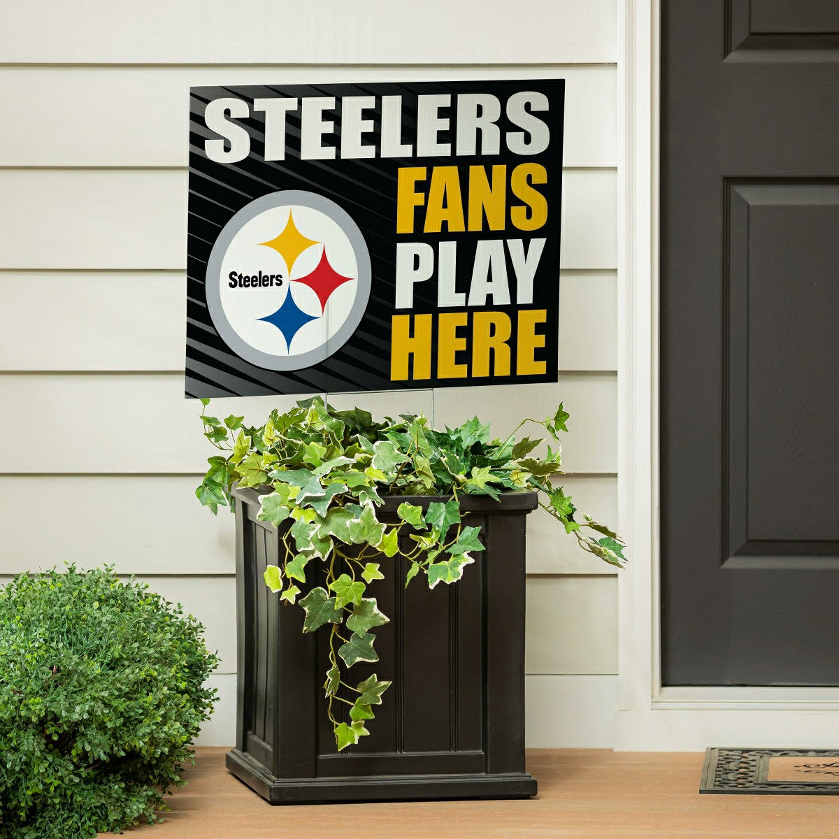 Pittsburgh Steelers Coroplast Yard Sign "Fans Play Here" - NFL Home
