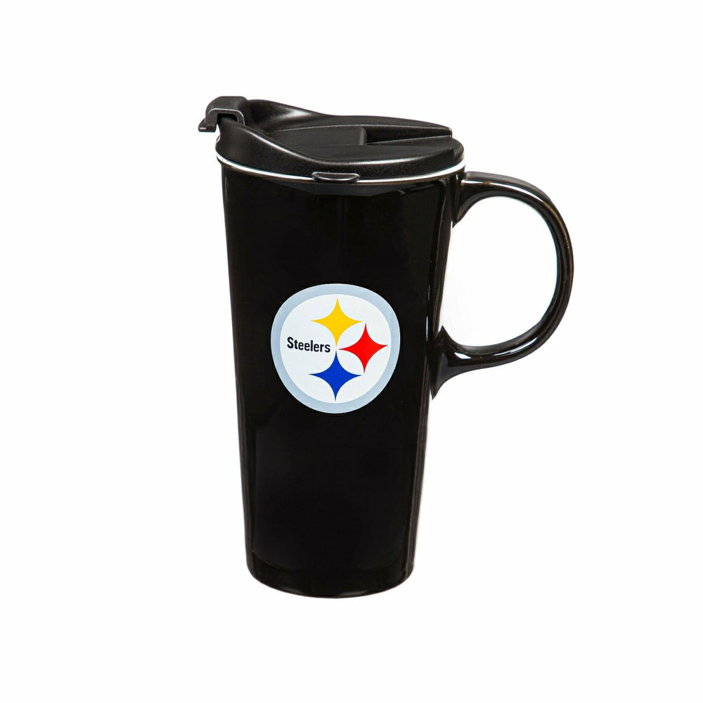 Pittsburgh Steelers, 17oz Boxed Travel Latte - NFL Home