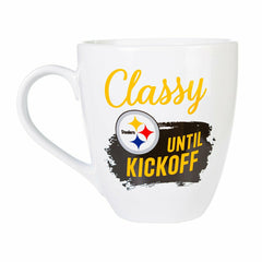 Pittsburgh Steelers, Ceramic Cup O'Java 17oz Gift Set - NFL