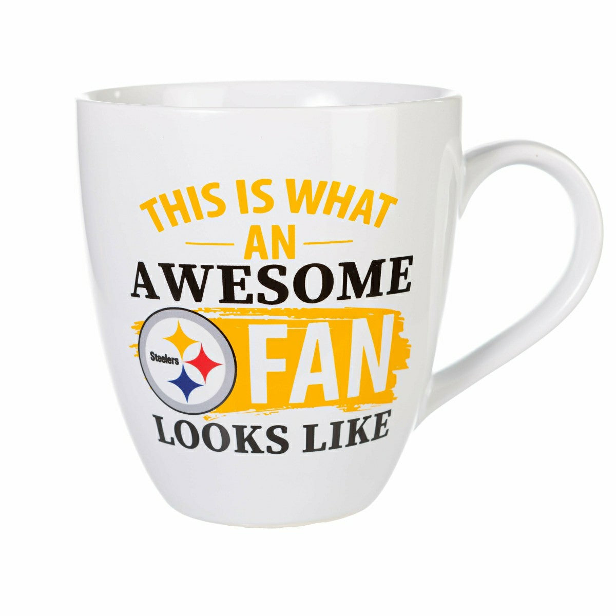 Pittsburgh Steelers, Ceramic Cup O'Java 17oz Gift Set - NFL