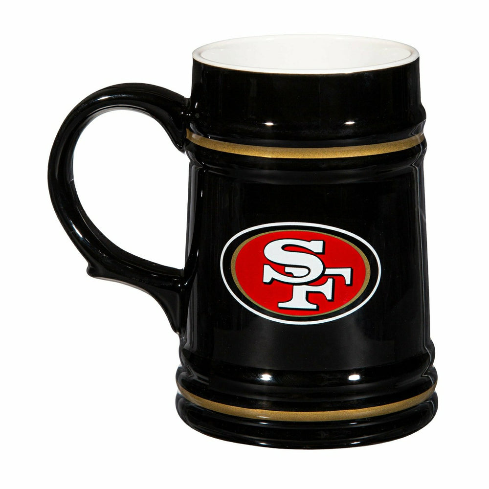 San Francisco 49ers Ceramic Stein Cup, 24oz - NFL Home
