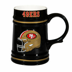 San Francisco 49ers Ceramic Stein Cup, 24oz - NFL Home