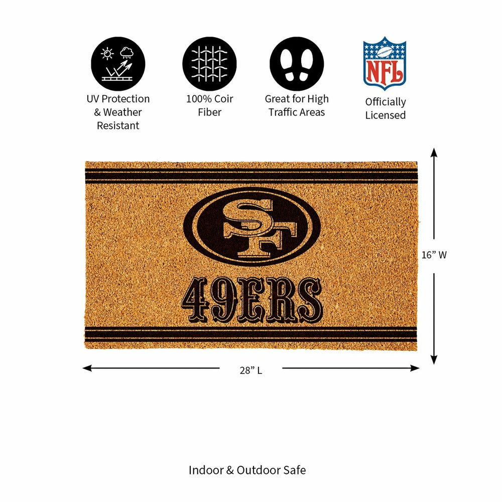 San Francisco 49ers, Coir Mat 1C - NFL
