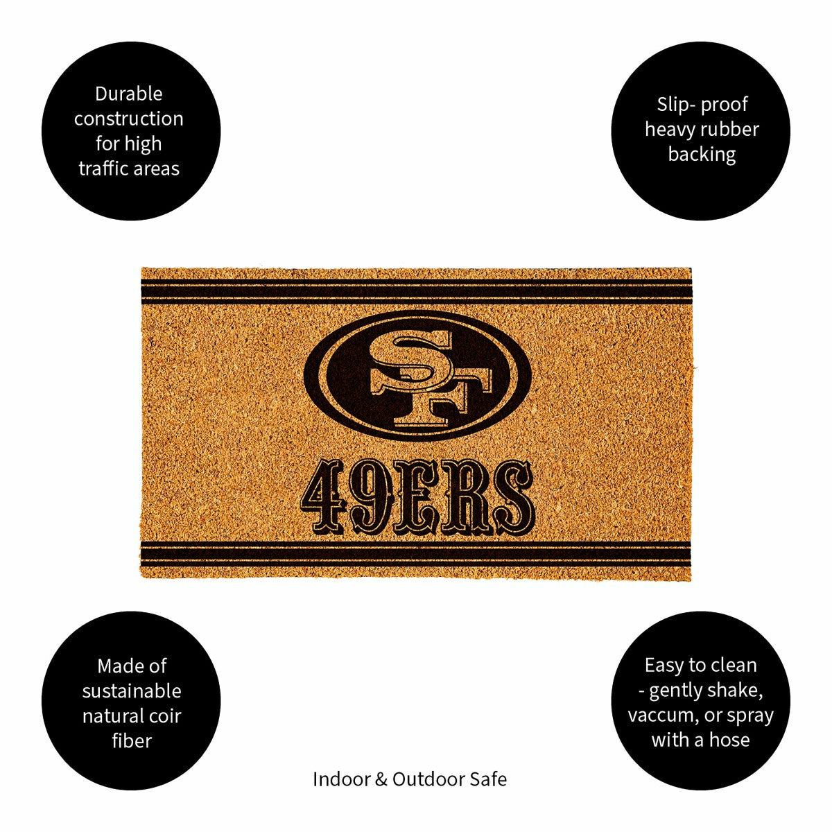 San Francisco 49ers, Coir Mat 1C - NFL
