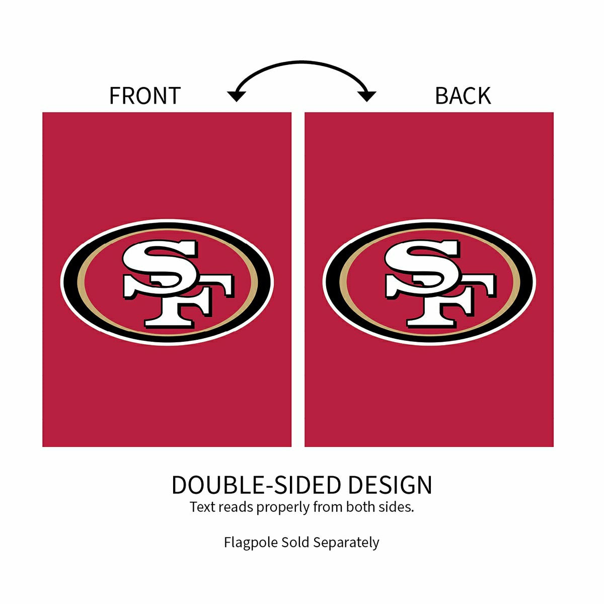 Applique Flag, Gar., San Francisco 49ers - NFL Home