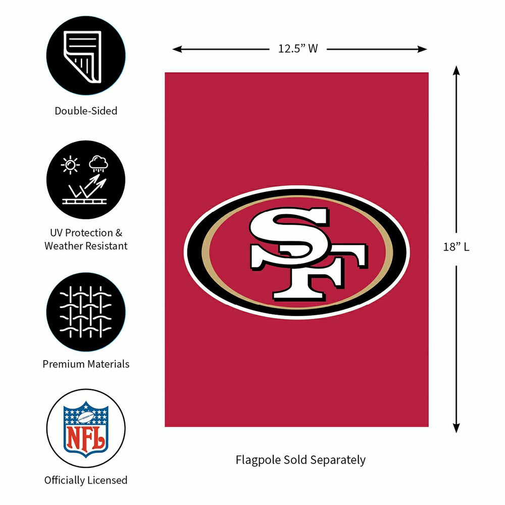 Applique Flag, Gar., San Francisco 49ers - NFL Home