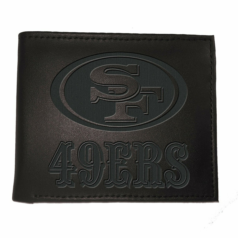 San Francisco 49ers, Bi-Fold Wallet, Black - NFL Home