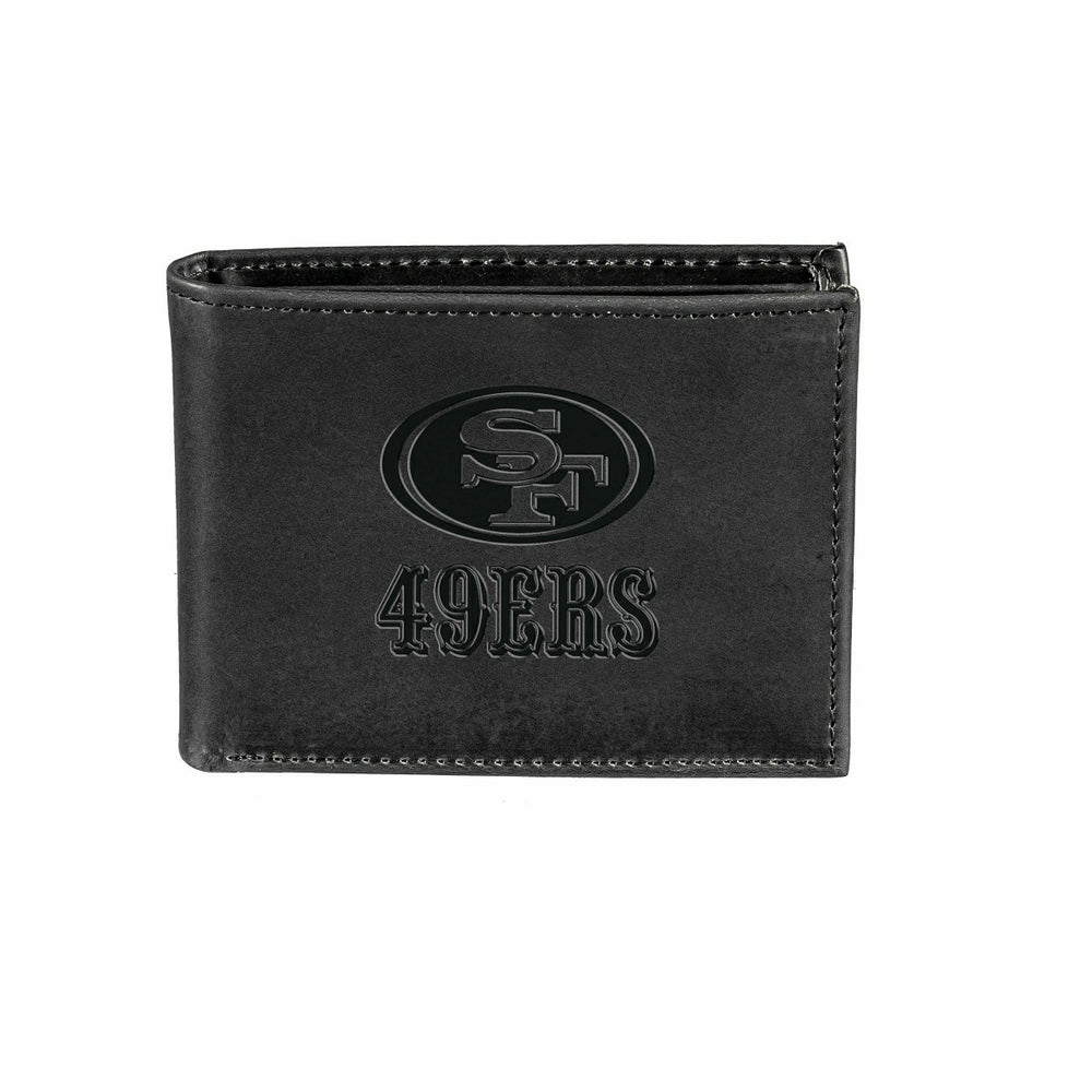 San Francisco 49ers, Bi-Fold Wallet, Black - NFL Home