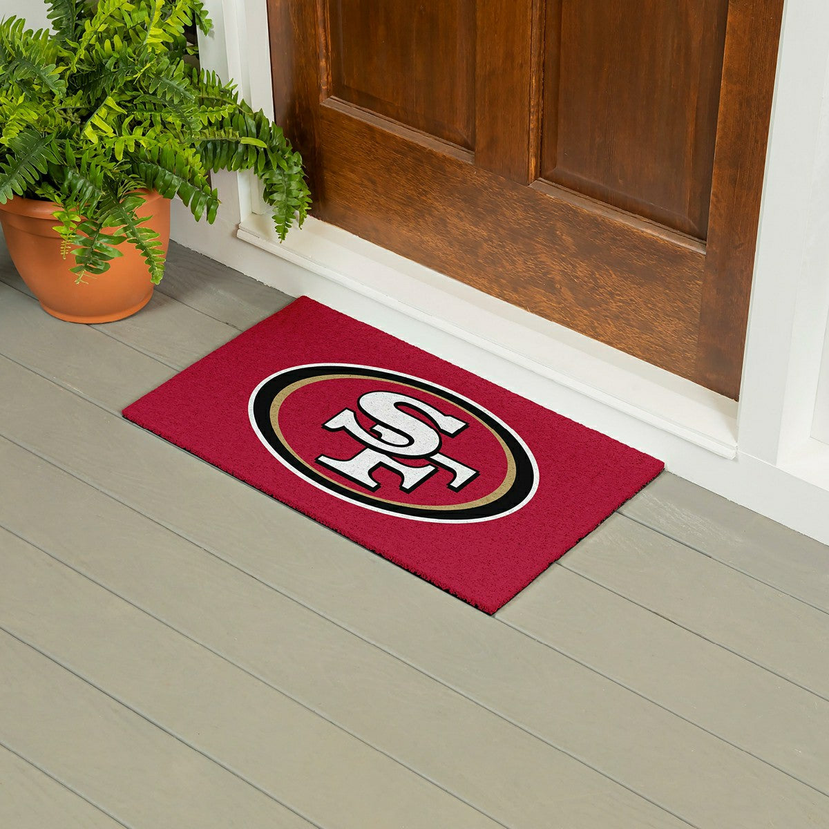 Full Color PVC Mat, 16" x 28", San Francisco 49ers - NFL
