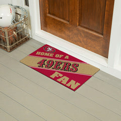 San Francisco 49ers, PVC Mat COLOR, Home of a Fan - NFL