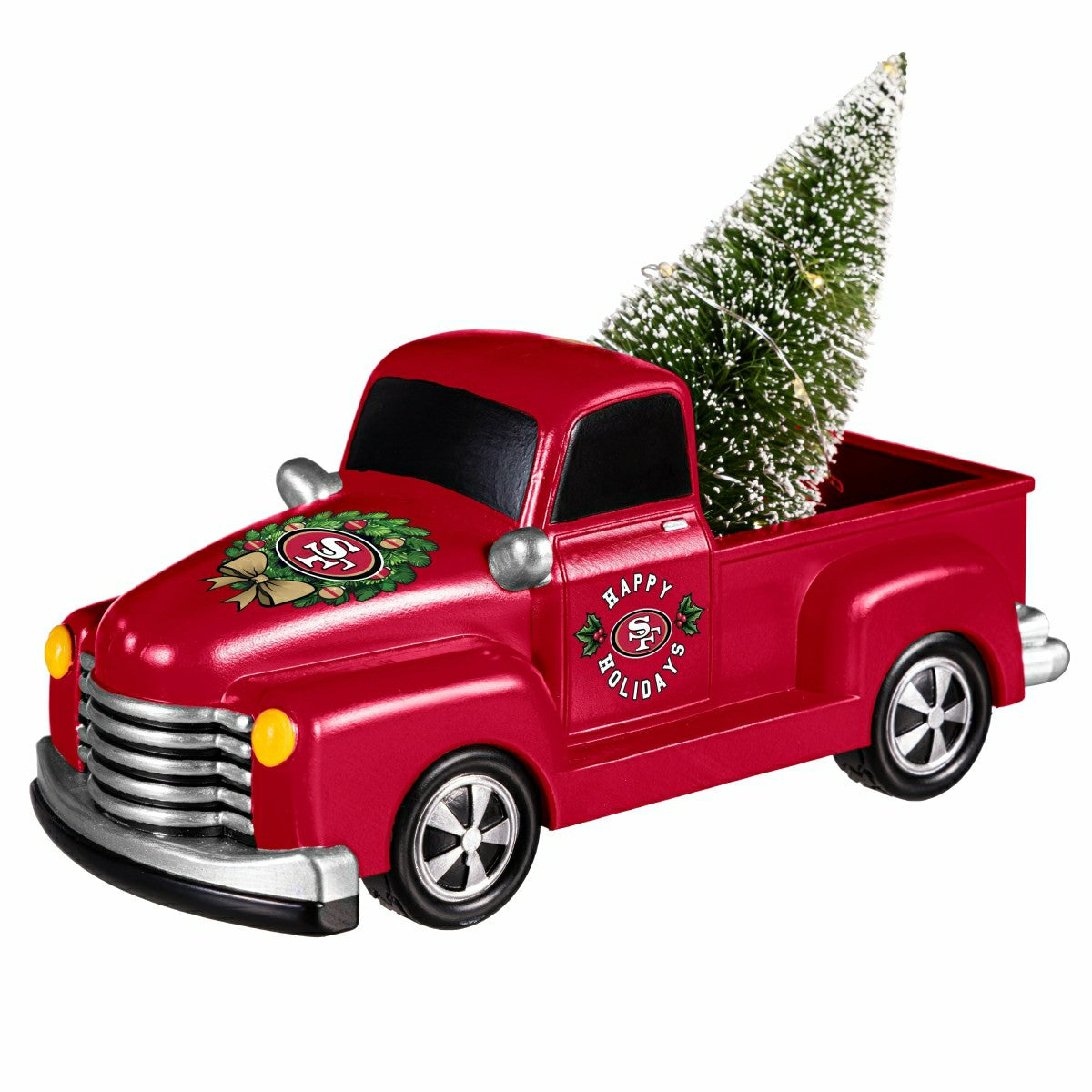 San Francisco 49ers Holiday Rally Truck Statue - NFL Home