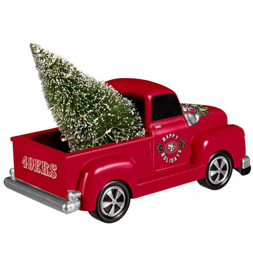 San Francisco 49ers Holiday Rally Truck Statue - NFL Home