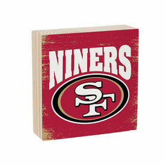 San Francisco 49ers Plock, Down Home Fans, 6x6 - NFL Home