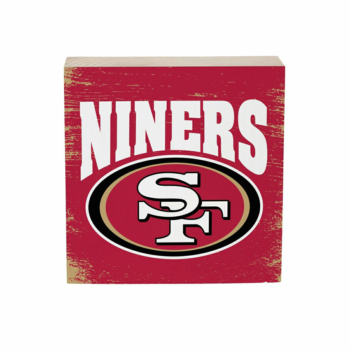San Francisco 49ers Plock, Down Home Fans, 6x6 - NFL Home