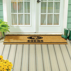 San Francisco 49ers Extra Large One Color Coir Mat, 60"x24" - NFL