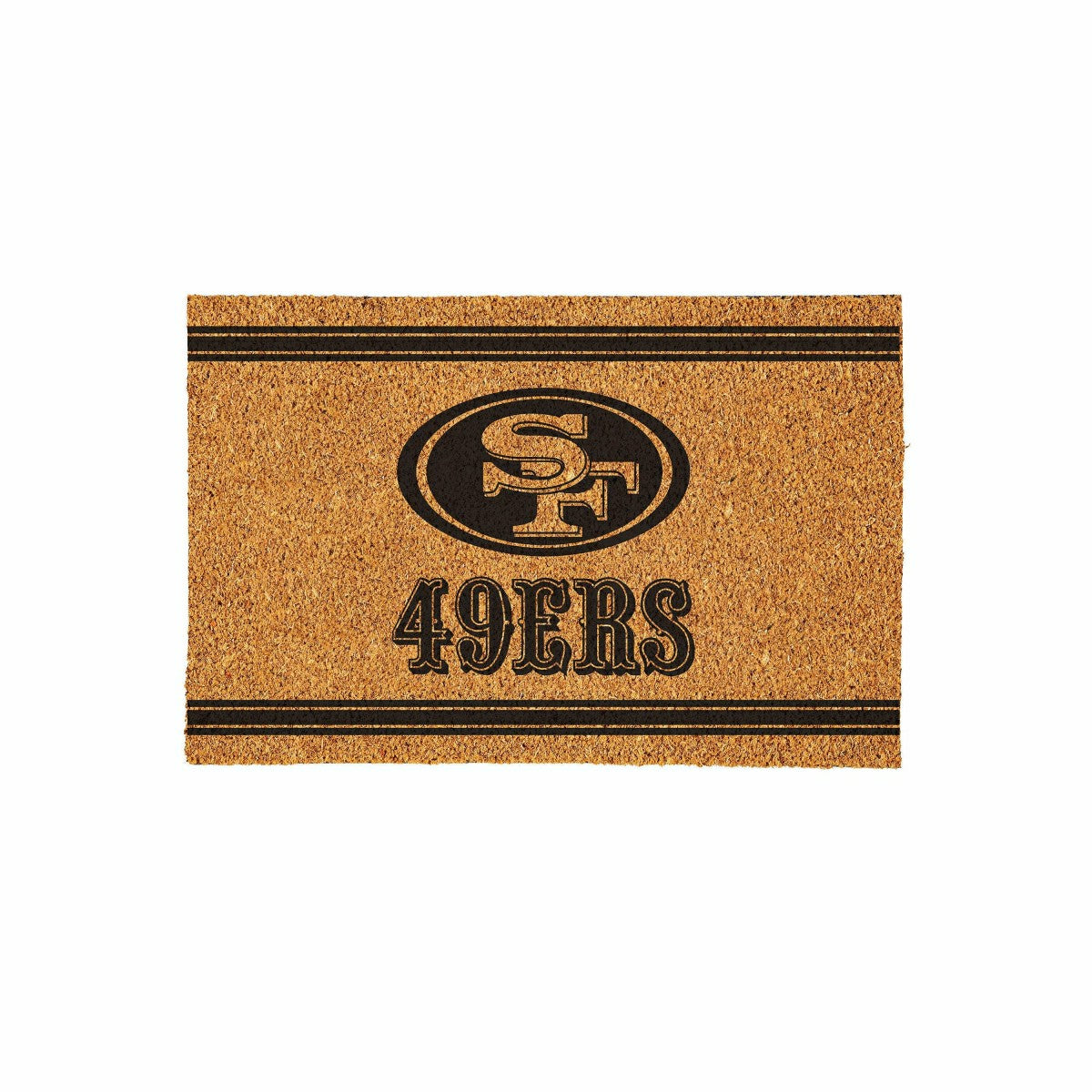 San Francisco 49ers Large One Color Coir Mat, 36"x24" - NFL