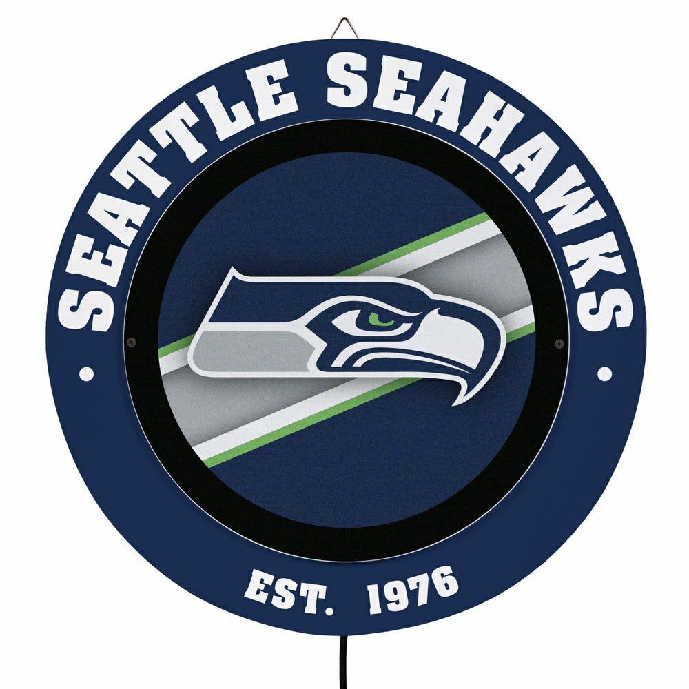 Seattle Seahawks, Metal Lite, Round - NFL