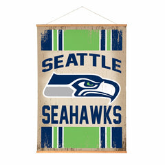 Seattle Seahawks, Canvas Wall Tapestry, Large, 54x36 - NFL Home