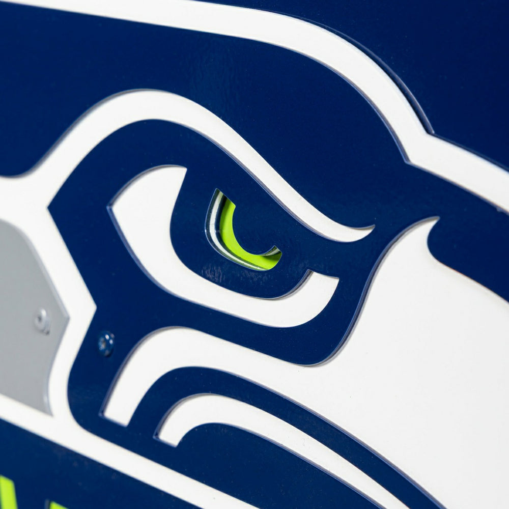 Seattle Seahawks, Super Bowl 60, Layered Metal Wall Art - NFL Home
