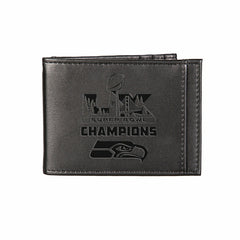 Seattle Seahawks, Super Bowl 60, Front Pocket Wallet, Black - NFL Home