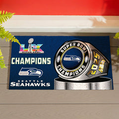 Seattle Seahawks, Super Bowl 60, Ring, Turf Mat, Color - NFL