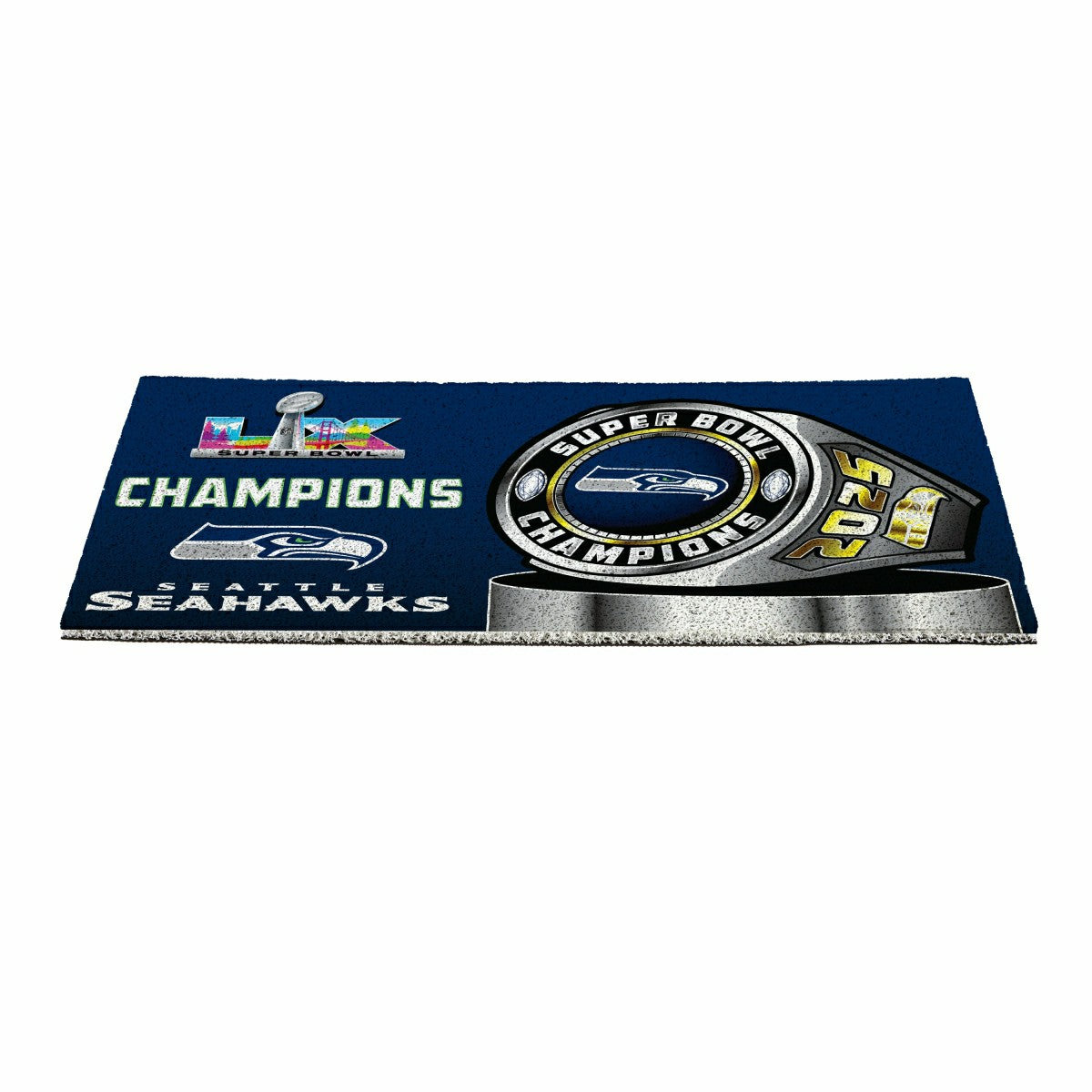Seattle Seahawks, Super Bowl 60, Ring, Turf Mat, Color - NFL