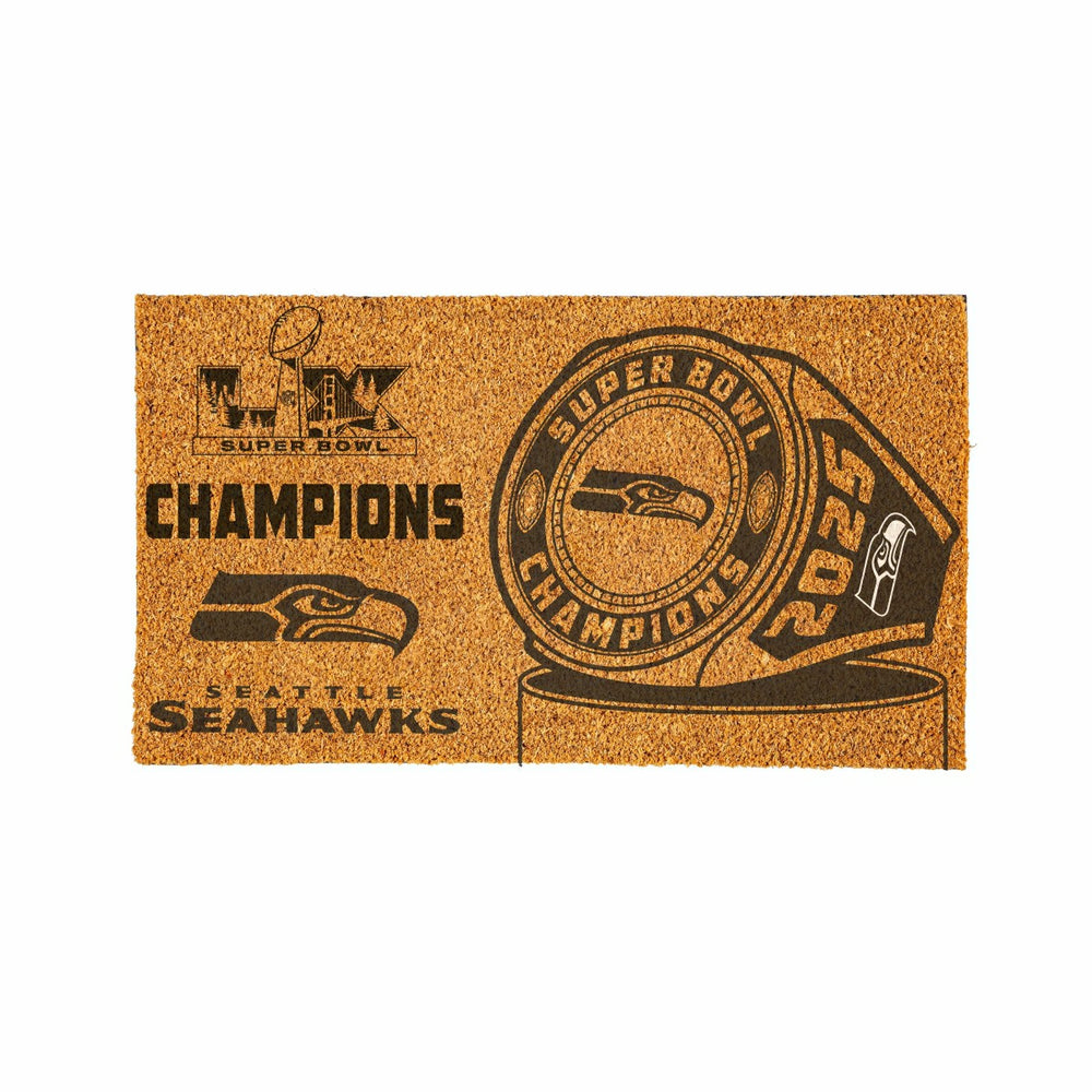 Seattle Seahawks, Super Bowl 60, Ring, Coir Mat, One Color - NFL